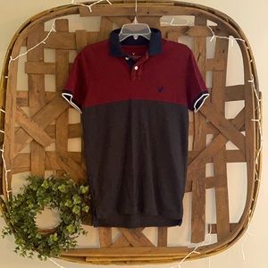 American Eagle Short Sleeved Polo